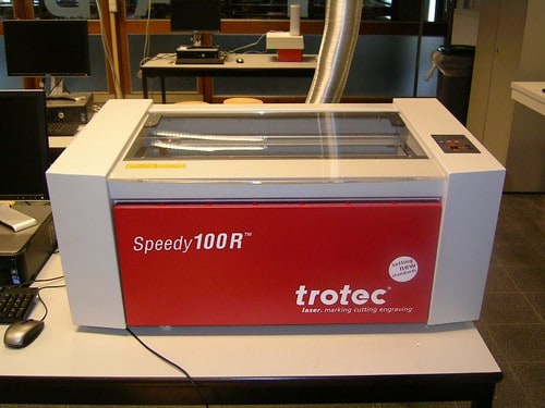 trotec speedy100R laser cutter